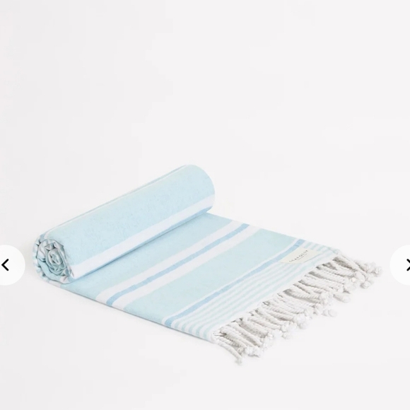 NWT Seafolly Blue and White Beach Towel Set - Picture 3 of 7